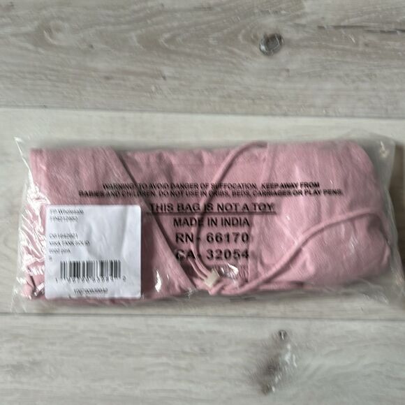 Free People Mika Tank Solid Pink Small NWT‎ in packaging - Picture 5 of 6